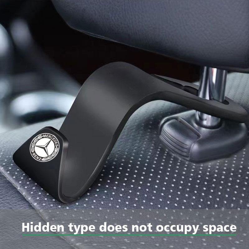 Hák na opěrku hlavy autosedačky Úložný věšák Doplňky do interiéru auta Pro Mercedes Benz AMG W177 W212 W213 W205 V177 W247 W176 GLA GLC X253 GLK Třída GLA