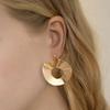 New Fashion Gold Metal Drop Earrings for Women Irregular Geometric Pendants Earrings Trend Brincos Jewelry Gift