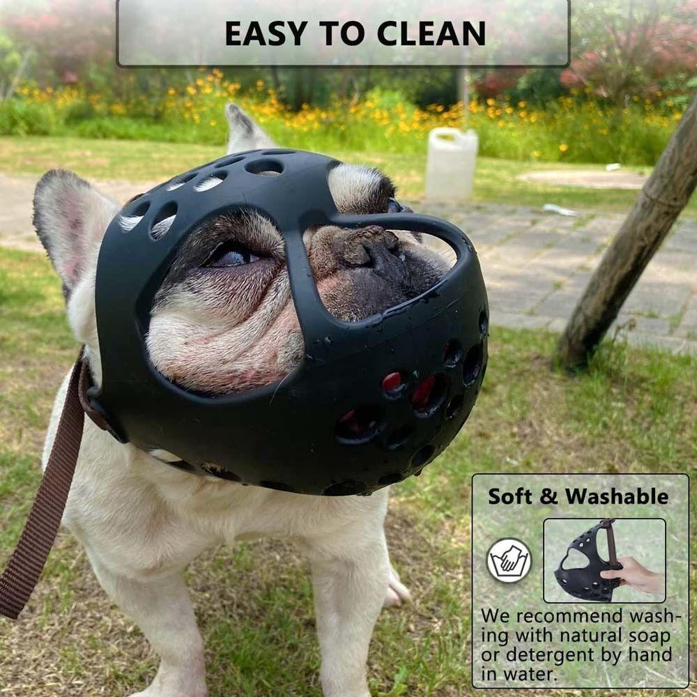 Medium Large Dogs Short Snout Dog Muzzle Dog Mouth Mask Pet Mouth Cover Dog Prevention Supplies