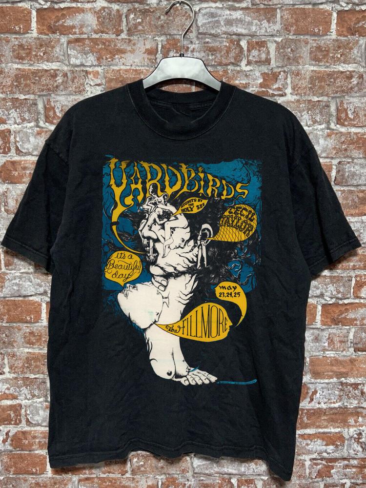 Yardbirds Concert Poster from Fillmore Full Size SS617 Unisex T-Shirt