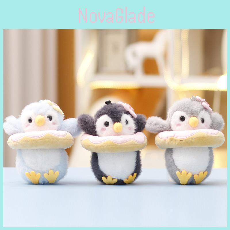 Cartoon Penguin Plush Doll With Soft Short Plush For Gift Giving