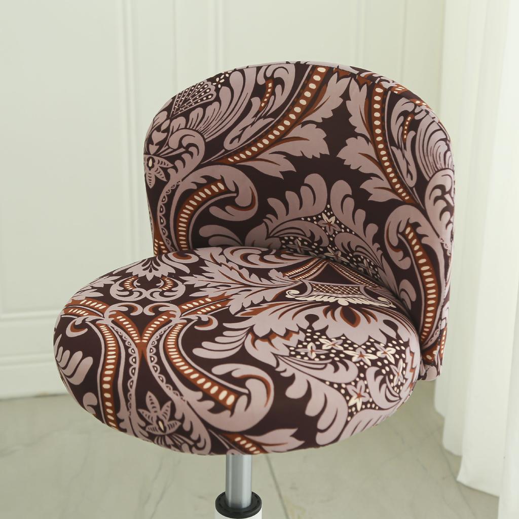Universal Arc-shaped Chair Cover Cushion Backrest Computer Office Negotiation Meeting Seat Cover Milk Tea Shop Chair Stool