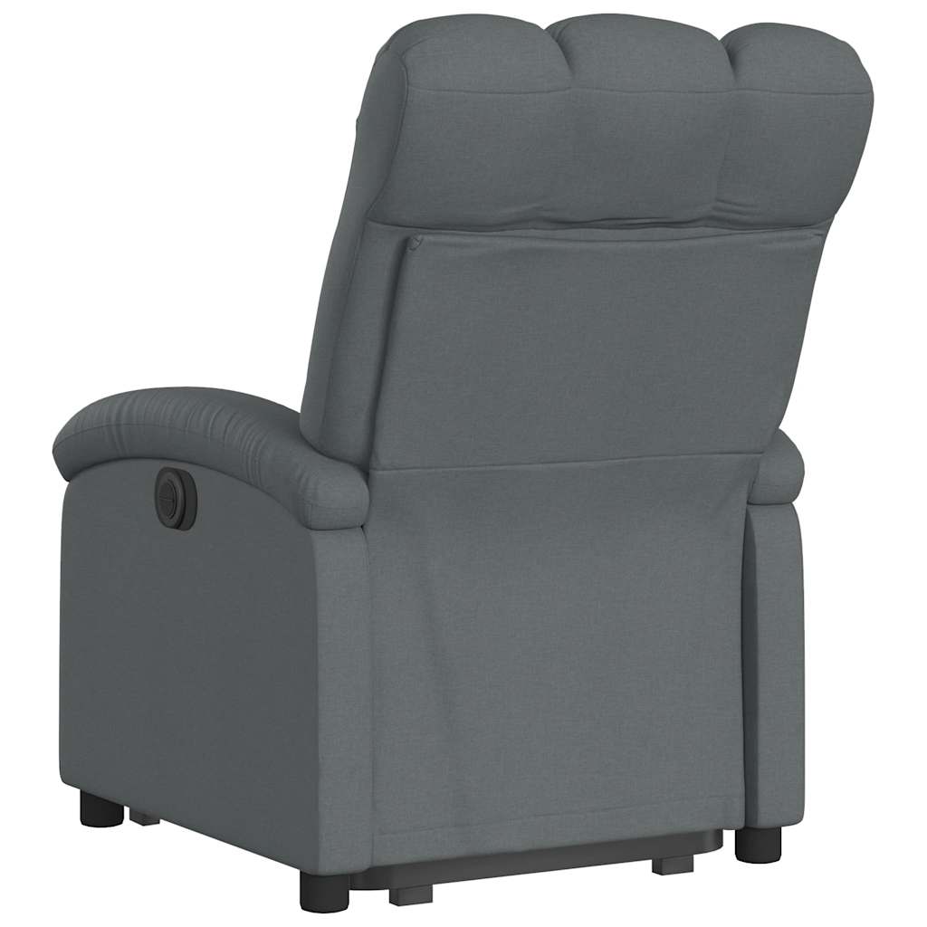 Vidaxl Lift-up Massage Chair, Electric, Reclining, Dark Grey