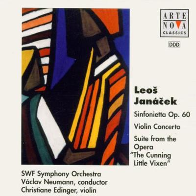 CD JANACEK, EDINGER; NEUMANN - Janacek:Sinfonietta/Violin Con 74321304812 Arte Nova Class 1995 Europe Classical Used