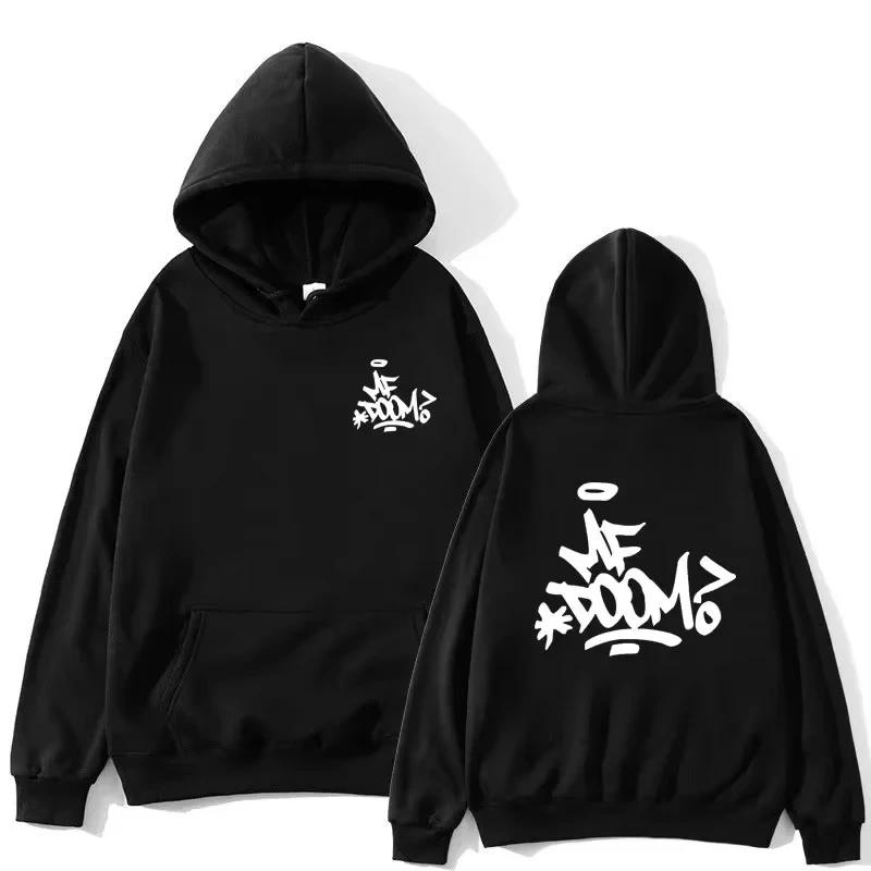 Spring and Autumn New Rapper MF Doom Madvilla Men's Hooded Hoodie Harajuku Women's Hip Hop Casual New Style