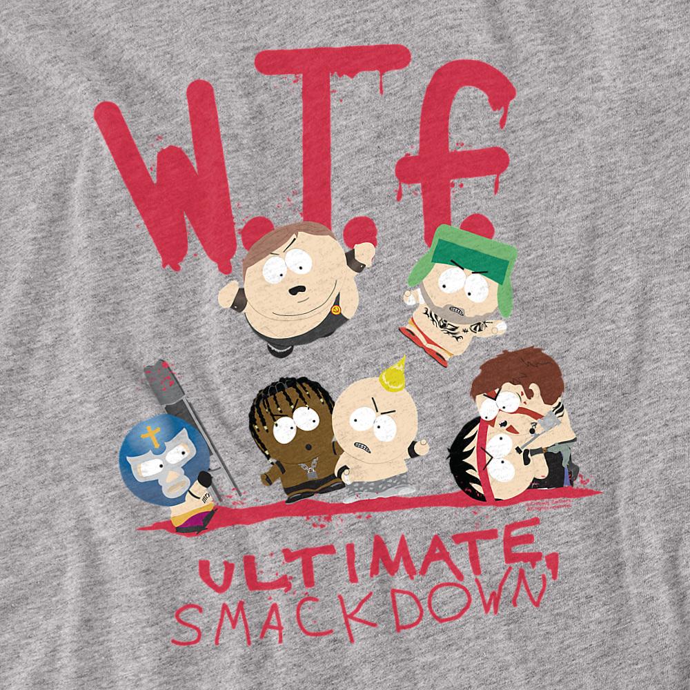 South Park Unisex Adult WTF Ultimate Smackdown T-Shirt