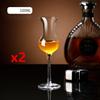 2 Pcs Lot Tulip Iso Whisky Tasting Goblet Cognac Brandy Snifter Handmade Crystal Whiskey Glass Cheap Liqueur Glasses Wine Cup