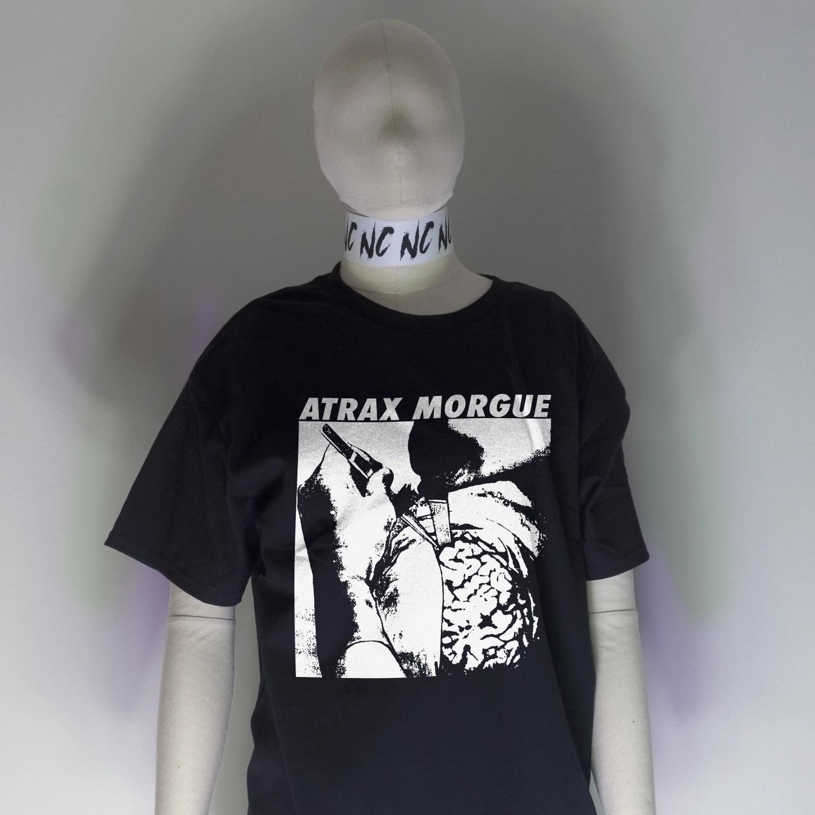 ATRAX MORGUE Shirt | Whitehouse Wolf Eyes Prurient Noise Industrial Coil Merzbow L
