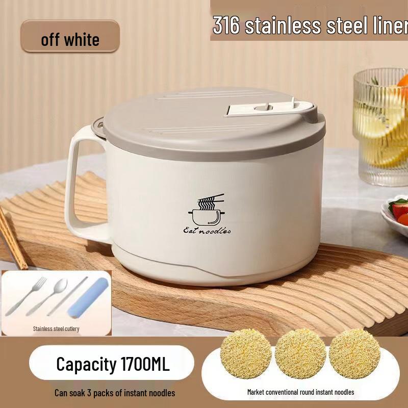 Hanyou 201 Stainless Steel Instant Noodle Bowl with Tableware