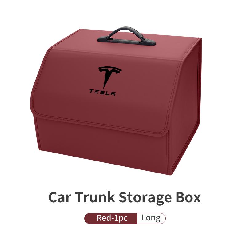 Car Valve Trunk Storage Box Organizer Foldable Stowing Tidying Container Bag For Tesla Model 3 Y S X 2021 Roadster Cybertruck