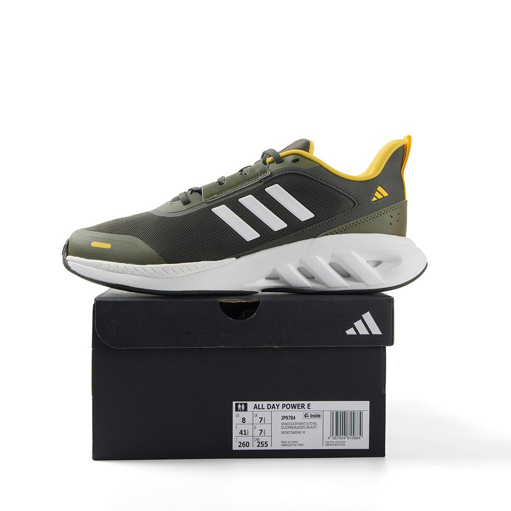 Adidas Comfortable Casual Shock Absorbing Breathable Lightweight Low Top Running Shoes Unisex Running Shoes Olive-Green JP9784