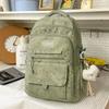 Schoolbag Korean version of high-value bow backpack for junior high school students, large-capacity schoolbag, casual trend, cute backpack.