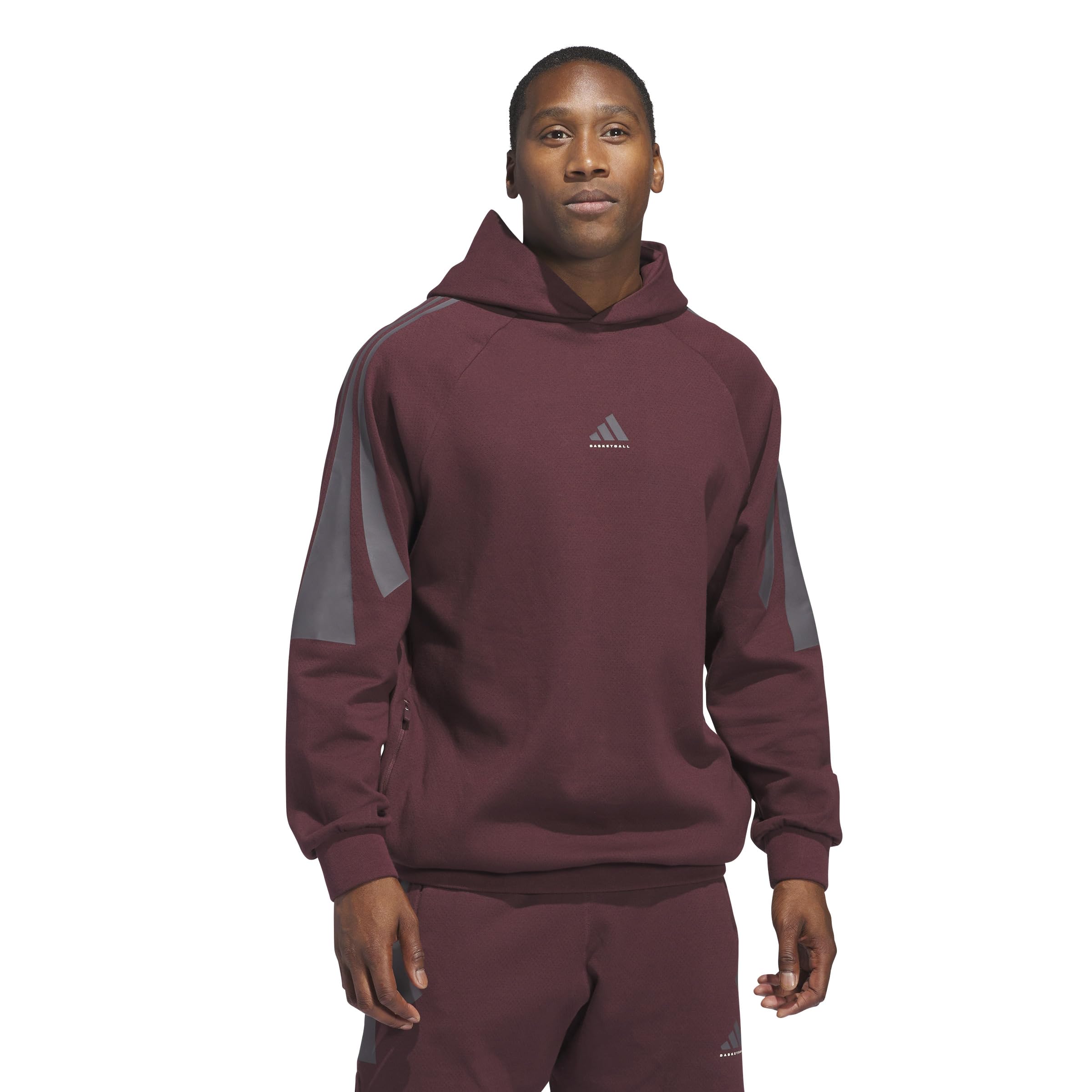 

Adidas KPS17 Aurora Ruby Basketball Spacer Hoodie XL Men s (JD6139)
