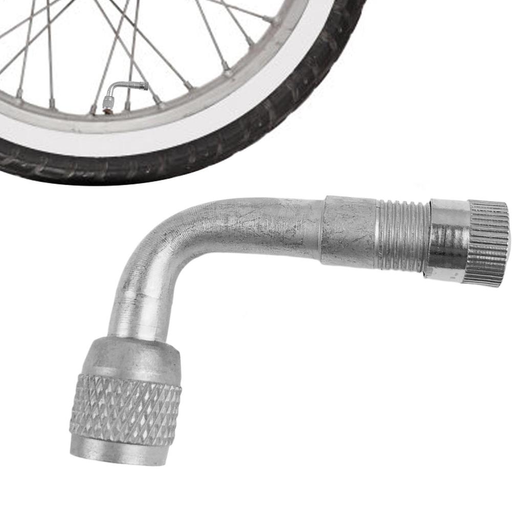 Motorcycle Air Valve, 90° Extension, Tire Valve Extension Adapter, L-Shaped, Air Valve, For Moped