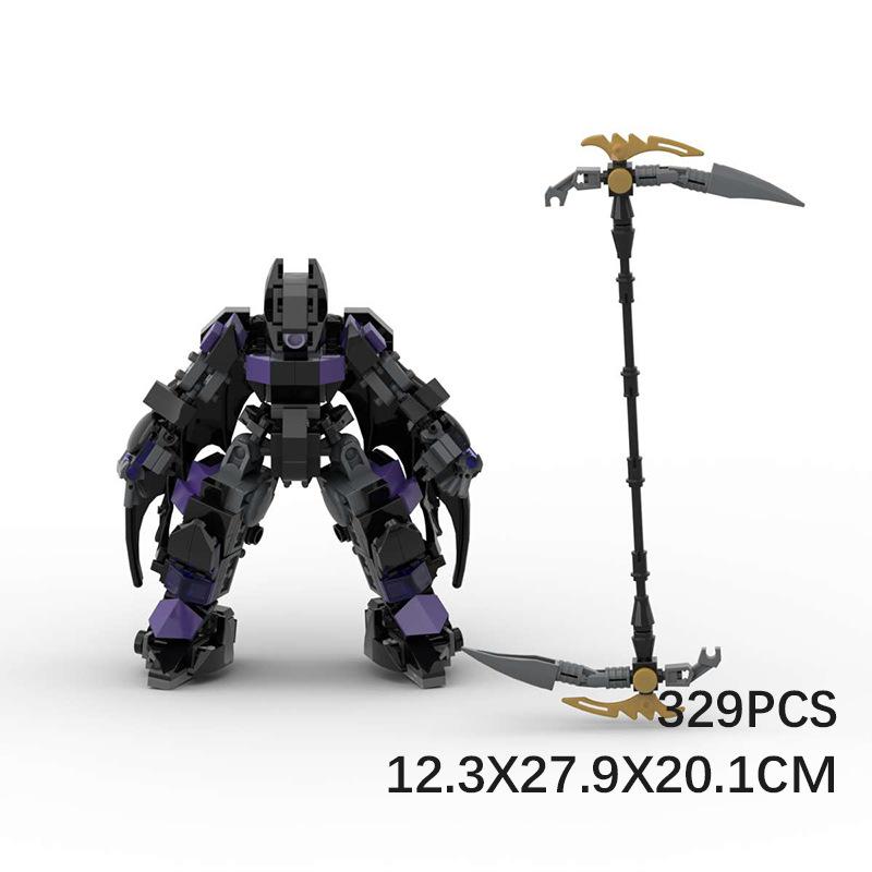 M Building Block Is Compatible With Lego, Attack And Kill Mobile Team Creative Assembly Battle Robot Toy Building Block Ornament Set