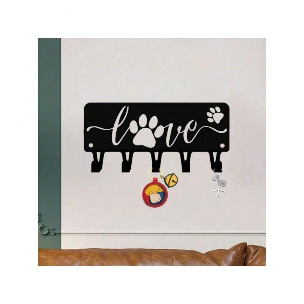 Wall Hooks for Home Decor Lovely Dog Shaped Metal Hook Set Kitchen Bedroom Entryway Storage