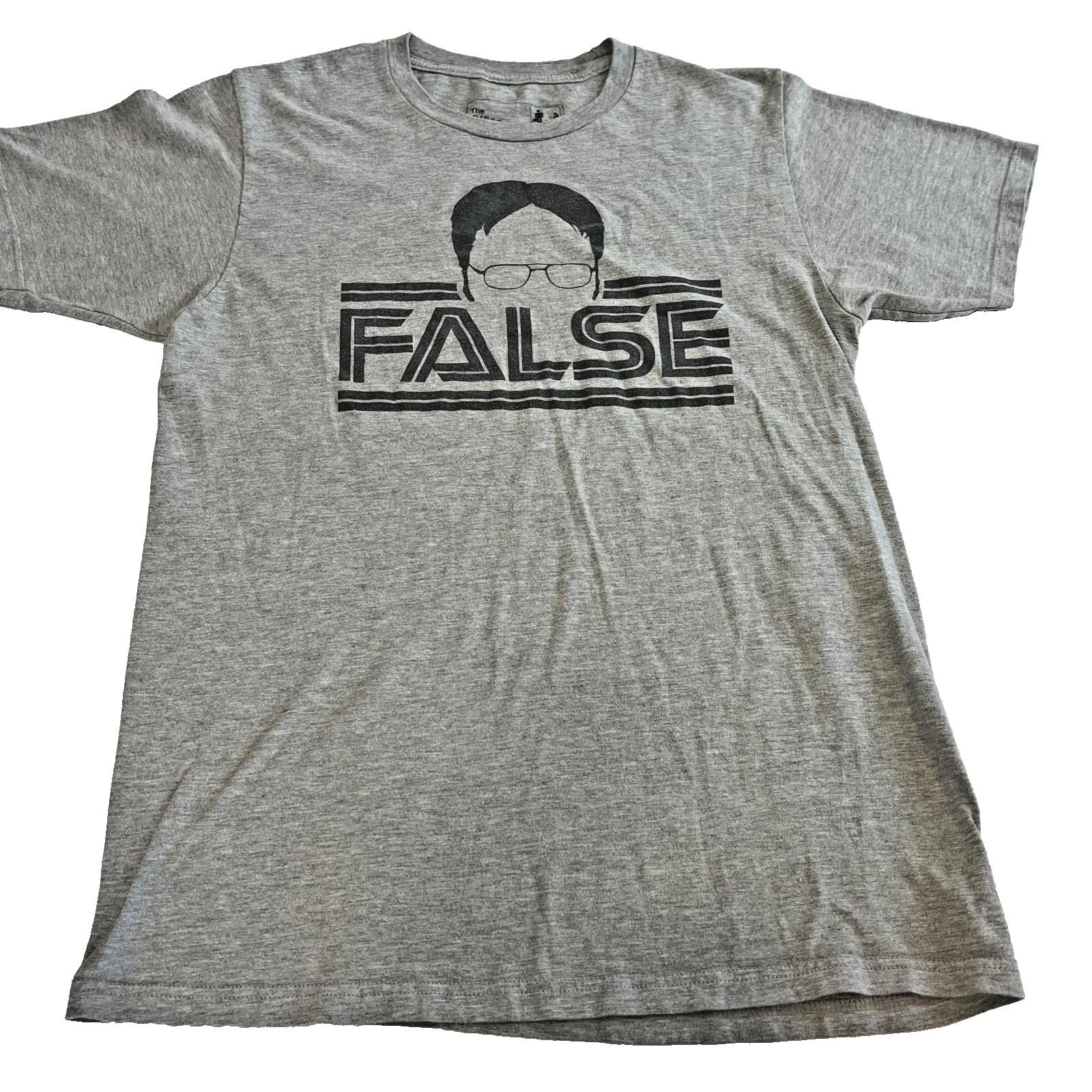 The Office False Graphic T Shirt Mens Medium Gray TV Show XXL