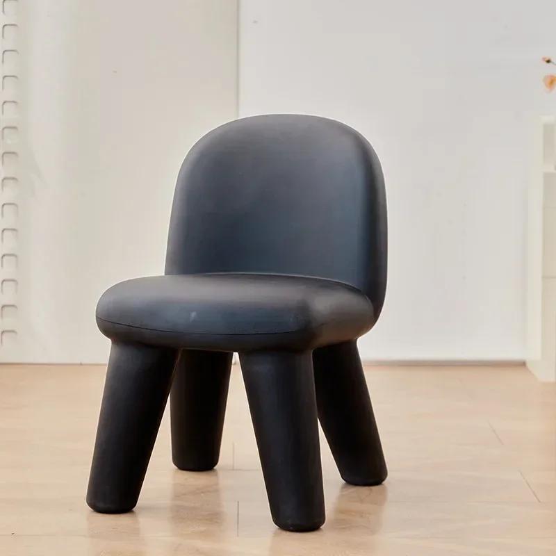 Creative Color Mushroom Dining Chair Thickened Design Can Be Used For Living Room Lounge Chair Bedroom Household Plastic Stool