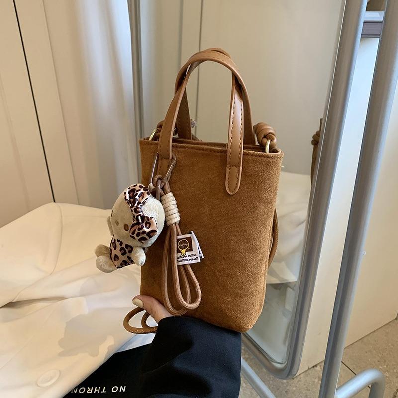 Bucket Mobile Phone Bag Female Messenger New Summer Niche Design Leopard Print Handbag Small Bag