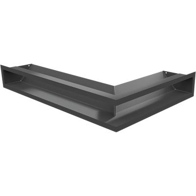 Vent Cover LUFT rohový levý 60x40x9 grafit Slim