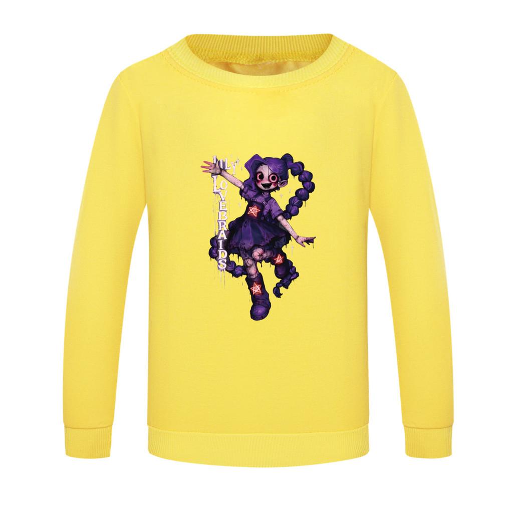 5583 Multi-color Girls Lily Lovebraids Printed Long Sleeves Sweatshirt Top