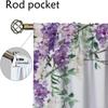 A Little Flowers Elegant Room Curtains for Living Room Halloween Decoration Partition Tulle for Bedroom Blackout Curtain Blinds
