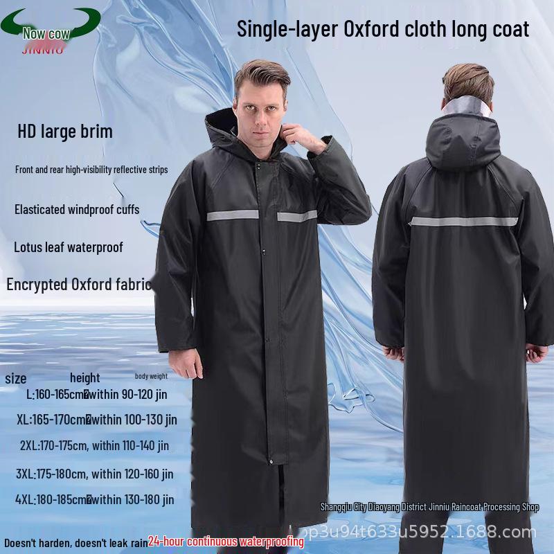 Men's Full-Body Heavy-Duty Waterproof Jumpsuit with Extended Coverage for Outdoor Use
