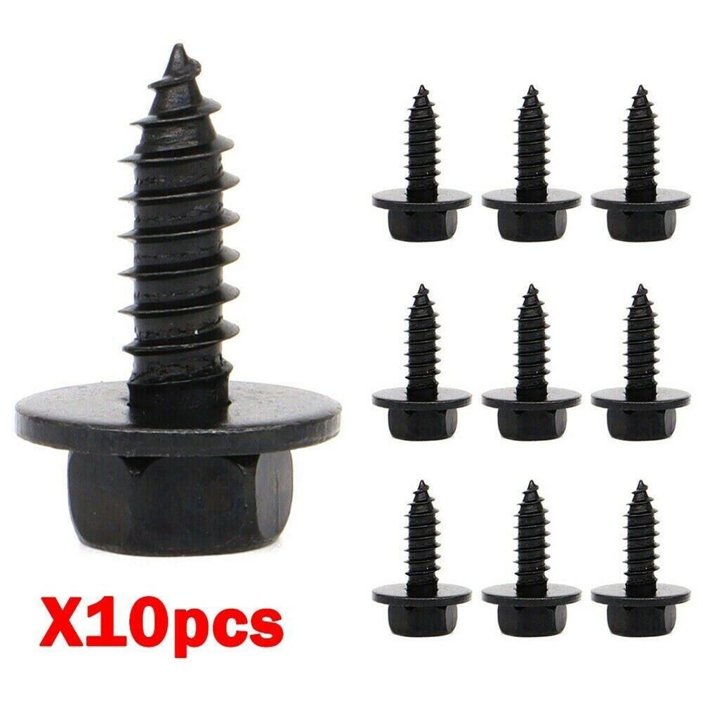 Car Bumper Fender Splash Seal Shield Rivet-Clip Bolt-Screw Fastener For Toyota 10Pcs