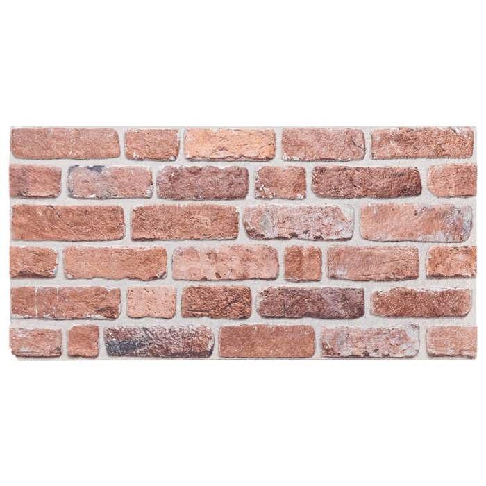 VidaXL 3D Wall Panels 10 Pcs Red 100x50 Cm EPS, Wainscoting, Wall Decoration, Wall Covering, Wall Tiles, Art 4008543