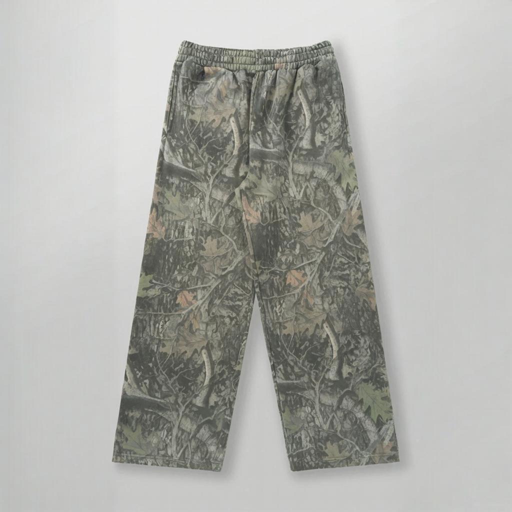 Men's Camouflage Loose Wide Leg Sweatpants Men's Casual Fashion Sweatpants