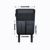 Car Organizer Front Seat Leather Large Capacity Console Storage Bag Organizer Holder For Console Front Seat For Phones Cards