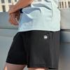 Skechers Solid Color Mid-Rise Running Comfortable Quick-Dry Cool Casual Shorts Men Shorts Carbon-Black P224M053-0018