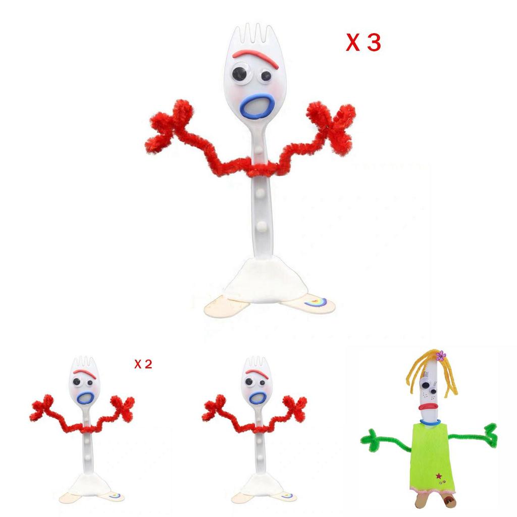 Toy Story 4 Creativity Make Your Own Forky And Knife Diy Kit For Endless Fun