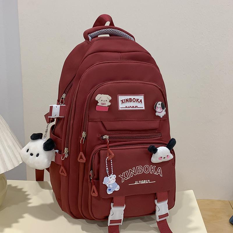 Schoolbags for Children Elementary School Students for Girls Junior High School Students Letter Backpack