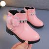 Children Mid Length Warm Leather Boot Cute Children Cotton Shoe Plush Winter New Childrens Cotton Boot Girls Boots Botas Niña