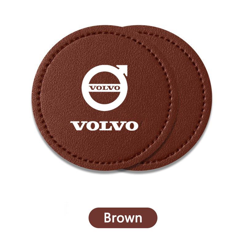 

Car Water Coaster Anti-slip Pad Auto Accessories For Volvo C30 C70 Rdesign S40 V90 XC40 XC60 XC90 S60 S90 Cup Cushion Holder Mat