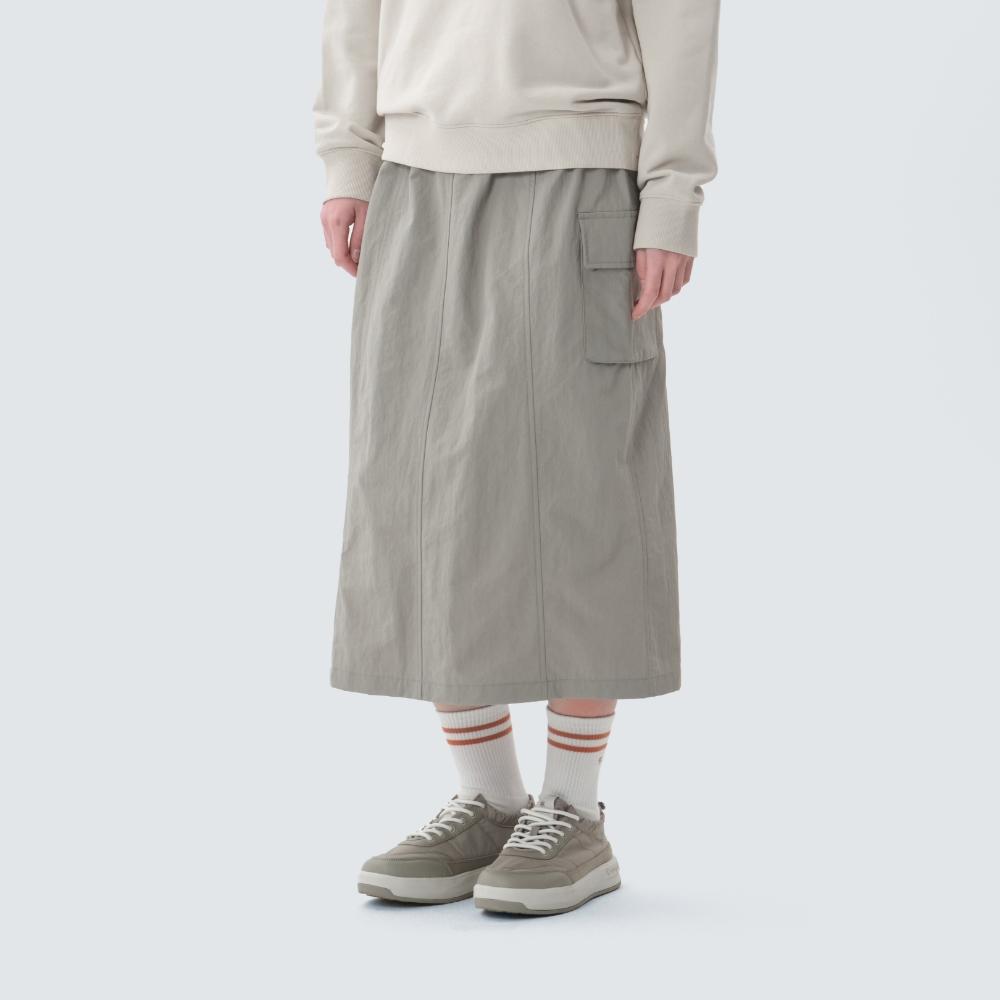 [Snowpeak] Campl Flare Skirt Fog Gray (S25SWCSK11) 70