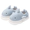 Cute whale cotton shoes men's autumn and winter indoor home non-slip and warm winter bag and soft-soled plush slippers women
