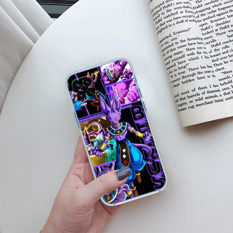 BH20 Dragon Ball Goku Vegeta Transparent Phone Case for Motorola Moto G7 G8 G9 G84 G85 G73 G24 G15 Z2 Play Power Plus