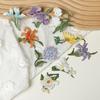 Patch Brodé Fleur jijijing, Thermocollant à Coudre Applique Florale Décorative pour Jeans Chemises Chapeaux Sacs Réparation Et Décoration