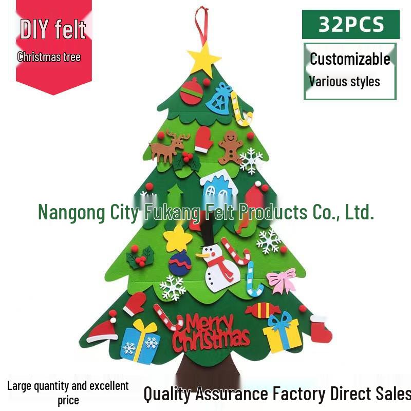 DIY Children s Felt Christmas Tree Ornaments