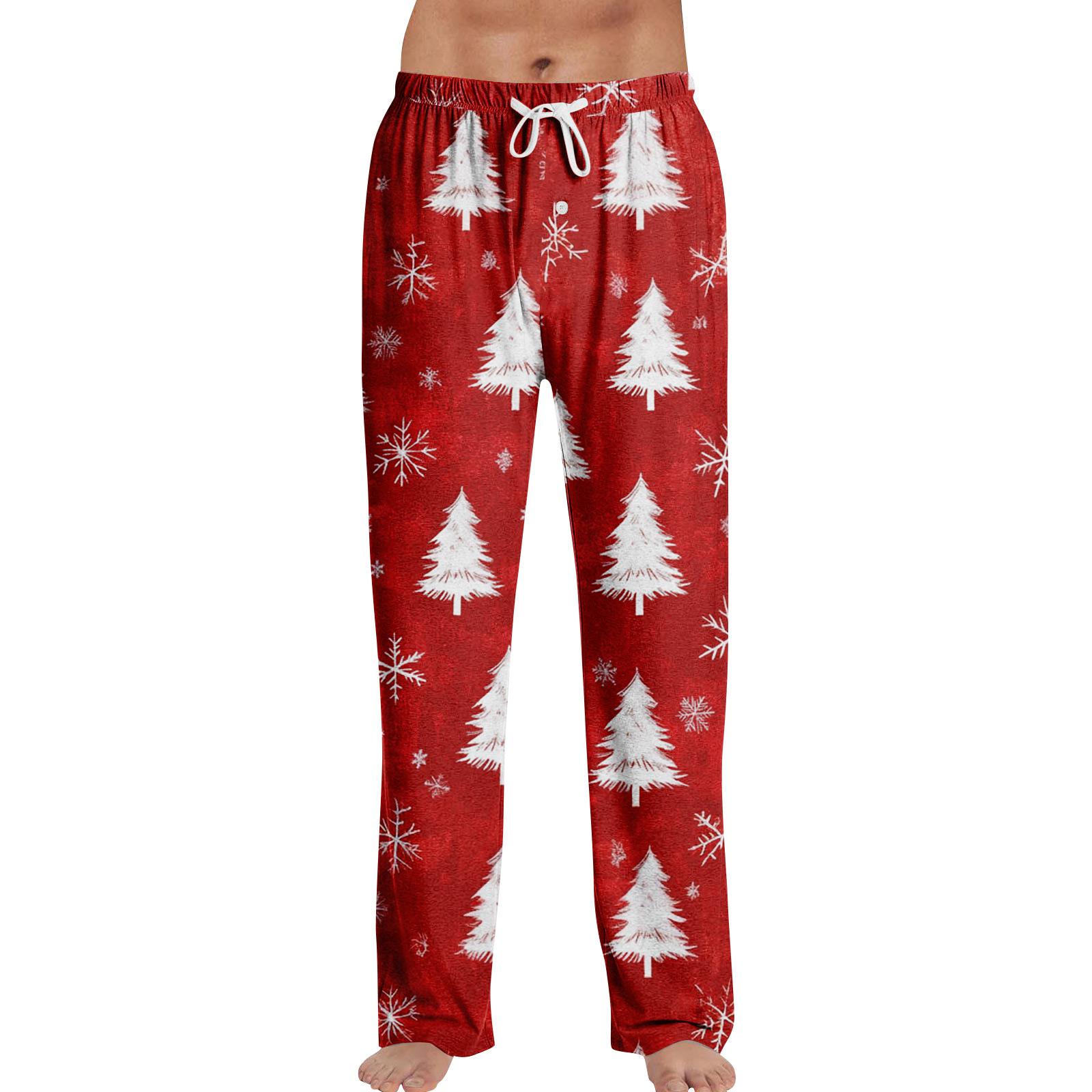 

Пижамные штаны в стиле аниме, повседневные брюки с эластичной резинкой на талии, удобные прямые свободные брюки для йоги M винный