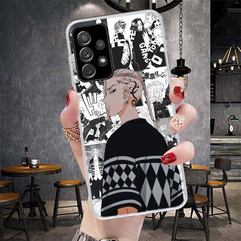 Anime Tokyo Aevengers Phone Case For Samsung Galaxy A12 A22 A32 A52 A72 A02S A51 A50S A71 A70 A31 A20S Note 20 Ultra S10 A10S Ga
