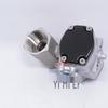 Kitazawa KITZ Stainless Steel 316 Pneumatic Three-Way Diverting Ball Valve C-UTE/C-UTNE C-1 Available