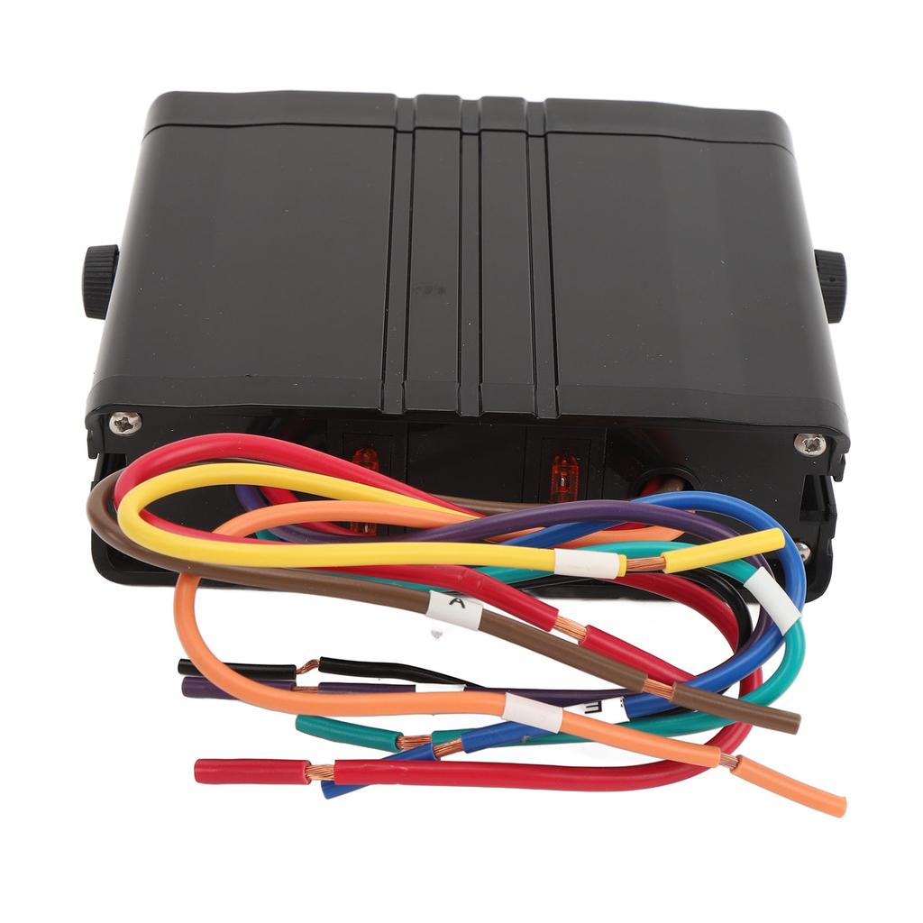 6 Gang Rocker Switch Box DC12V 40A Blue Light Multifunctional Universal Fit for Automotive Cars Vehicles Boats RVs SUVs