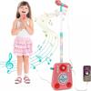 Children's Karaoke Machine with Flashing Stage Lights and Backing Tracks, Portable Children's Karaoke Speaker