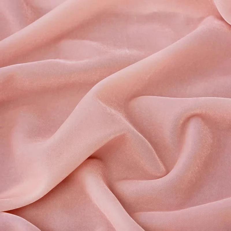 Einfarbiges Hochwertiges Seidenvelours-Stoff für DIY Nähen Kleid Cheongsam Oberteil Rock Weitbeinige Hosen Bekleidungsstoff