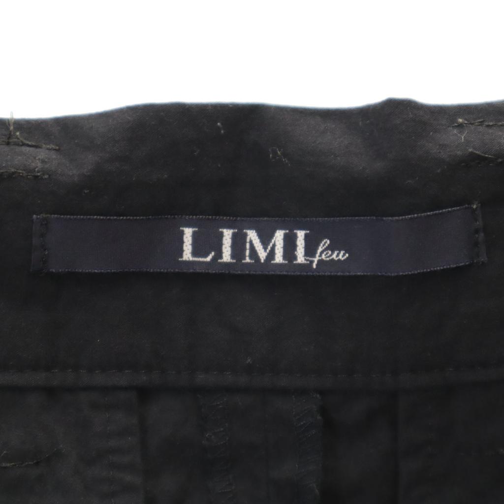 LIMI Feu Made In Japan Saruel Tapered Pants S Black Youji Yamamoto Women Used