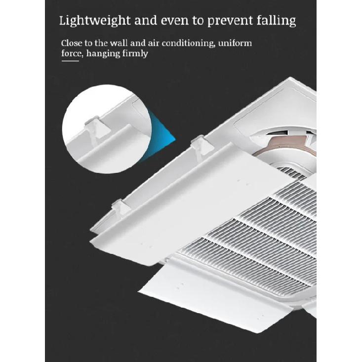 Ceiling unit central air conditioning outlet Antidirect blowing air guide cover ceiling windshield