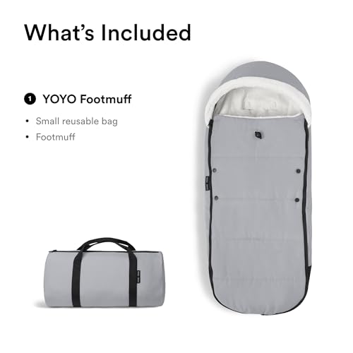Stokke [Official] YOYO Footmuff, Stone, W18.5cm X H5cm X D89cm, 646610